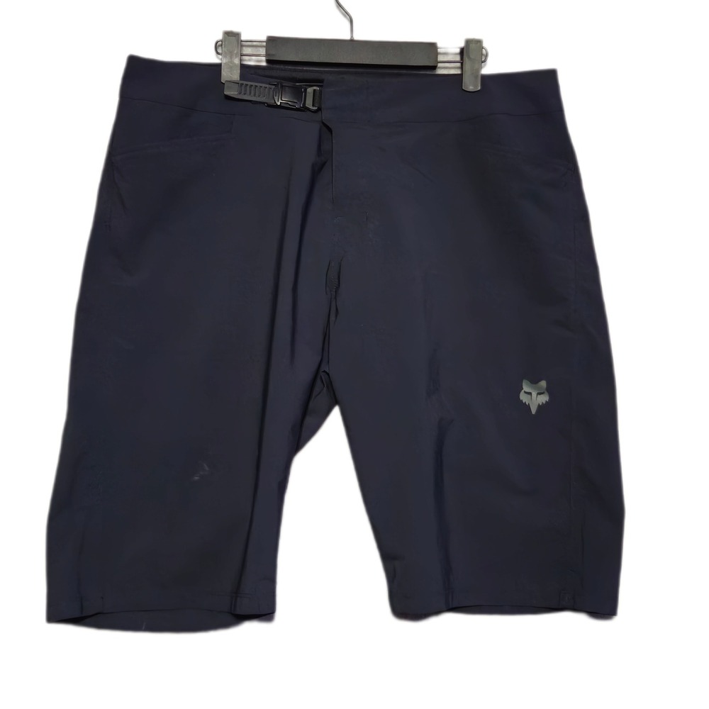 Fox Racing Ranger Bike Shorts Mens 38 Navy Blue Buckle Closure MTB Trail Hiking